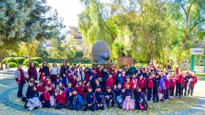 Gazi-Canbulat İlkokulu Öğrencileri Çağlayan Parkı’nda fidan dikti
