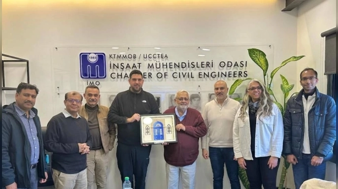 İnşaat Mühendisleri Odası, Pakistan Mühendislik Konseyi heyetini ağırladı: Geleceğe dönük zemin hazırlandı