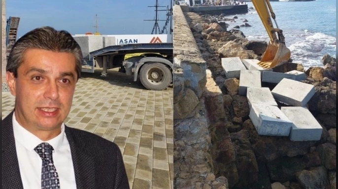 Serhan Aktunç: Girne Antik Liman mendireğinde tamirat başladı, kapsamlı proje de devrede
