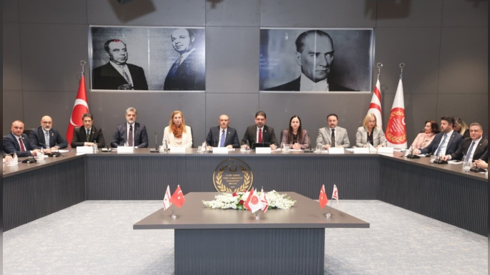 TBMM AB Uyum Komisyonu Heyeti ile KKTC Cumhuriyet Meclisi AB Komitesi Ortak Toplantısı KKTC’de Düzenlendi