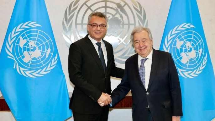 Cumhurbaşkanı Erhürman – Guterres görüşmesi sona erdi