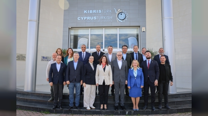 Cumhuriyetçi Türk Partisi, Kıbrıs Türk Sanayi Odası’nı ziyaret etti