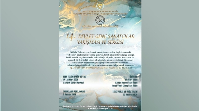 “Devlet Genç Sanatçılar Yarışması” için başvurular 11–22 Mayıs arası alınacak