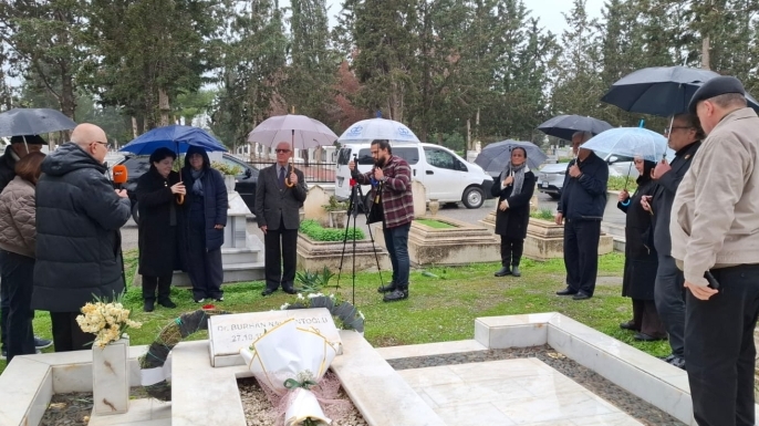 Dr. Burhan Nalbantoğlu, ölümünün 46’ncı yıl dönümünde kabri başında anıldı