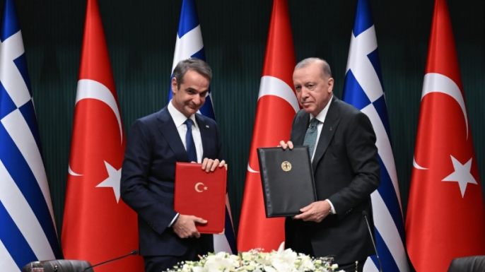 Erdoğan ve Miçotakis, iki ülke arasındaki ortak bildiriye imza attı