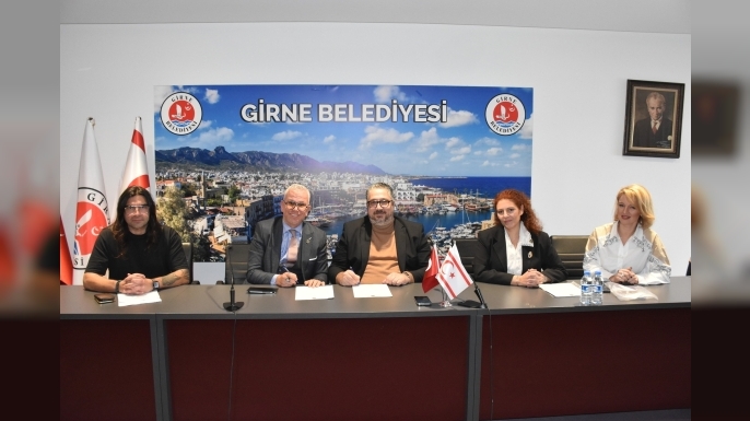 Girne Belediyesi ile AKÜN arasında burs ve iş birliği protokolü