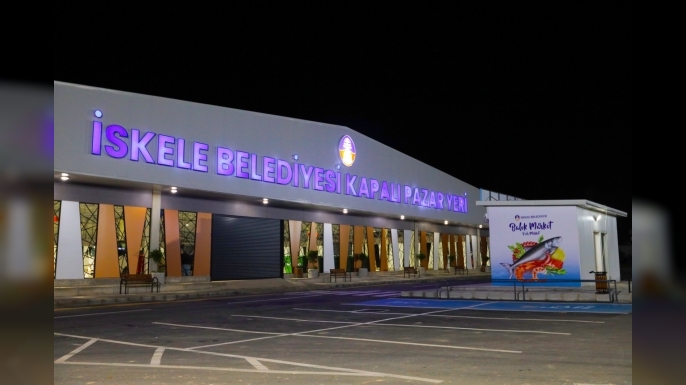 İskele Belediyesi Kapalı Pazar Yeri ve Terminal Alanı yarın açılacak
