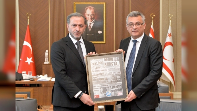 Cumhurbaşkanı Tufan Erhürman, Dış Basın Birliği heyetini kabul etti