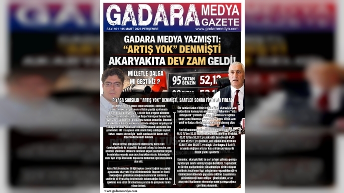 GADARA MEDYA YAZMIŞTI: ''ARTIŞ YOK'' DEMİŞTİ AKARYAKITA DEV ZAMAN GELDİ!
