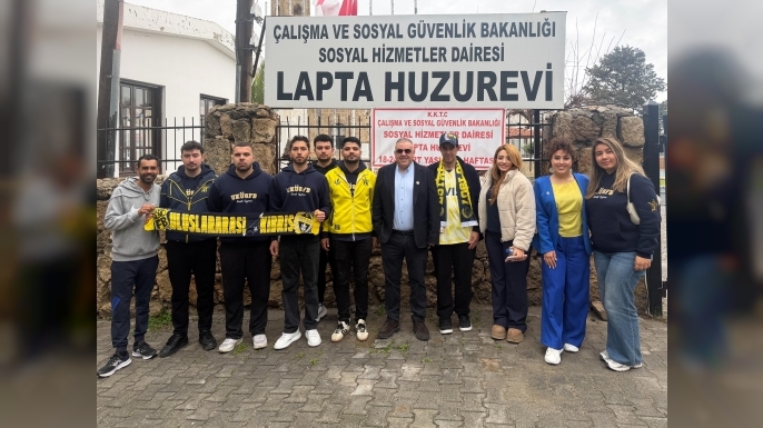 KKTC Fenerbahçeliler Derneği’nden Lapta Huzurevi’ne “Bayram” ve “Yaşlılar Haftası” ziyareti