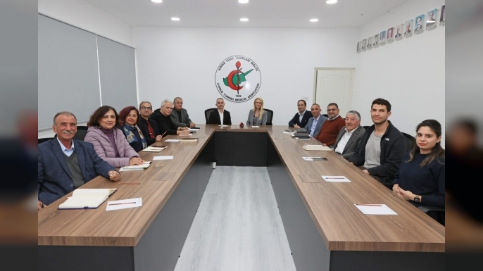 Nilden Bektaş Erhürman, Tabipler Birliği’ni ziyaret etti