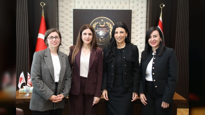 Özdenefe, Kuzey Kıbrıs Gayrimenkul Değerleme Uzmanları Birliği Derneği heyetini kabul etti