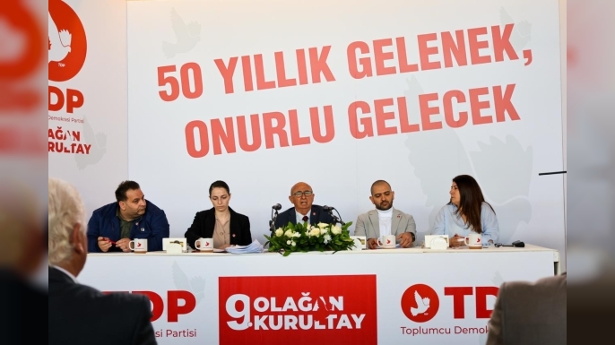 TDP’de kurultay başladı: “Onurlu gelecek” vurgusuyla kararlar oy birliğiyle geçti