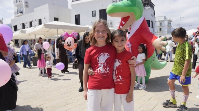 Girne’de 23 Nisan Şenliği düzenlendi