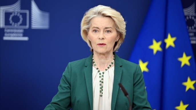 Von der Leyen'den Lübnan'da kalıcı barış çağrısı