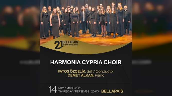 Bellapais İlkbahar Müzik Festivali bu akşam Harmonia Cypria Korosu Konseri ile final yapacak