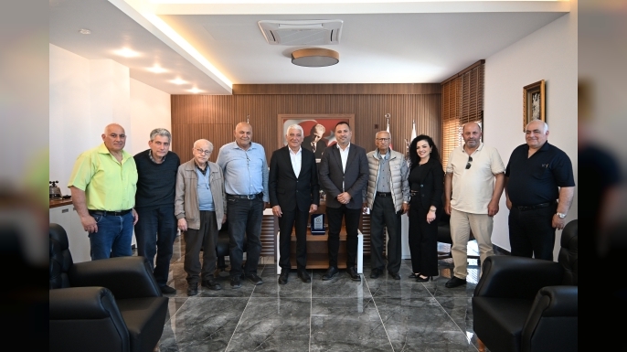 Güzelyurt Belediye Başkanı Özçınar, KTSYD ile görüştü