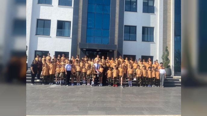 Kurtuluş İlkokulu öğrencileri Güzelyurt Belediyesini ziyaret etti