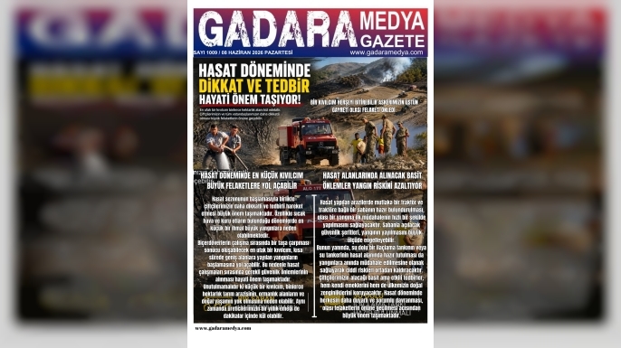 8 Haziran 2026 - Gadara Manşeti