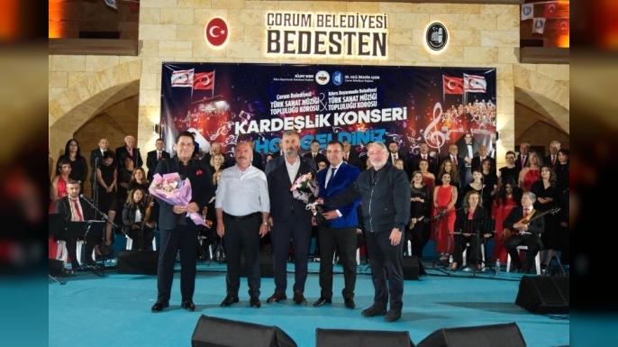 Beyarmudu Belediyesi Türk Sanat Müziği Topluluğu Korosu Kardeşlik Konseri ile Çorum’da Sahne Aldı