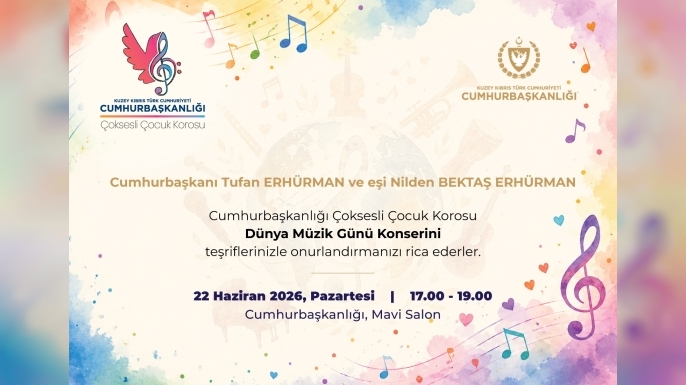 Cumhurbaşkanlığı Çoksesli Çocuk Korosu, Dünya Müzik Günü Konseri düzenliyor