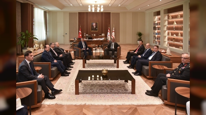 Erhürman, Türkiye İçişleri Bakanı Çiftçi’yi kabul etti