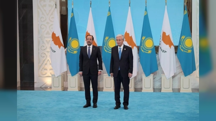 Hristodulidis'ten Kazakistan'a “Kıbrıs sorunundaki ilkeli duruşu” için teşekkür