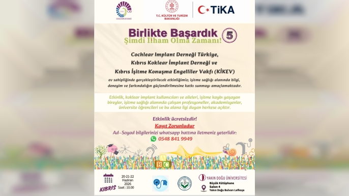 İşitme sağlığı ve koklear implant için eğitim ve farkındalık günleri...