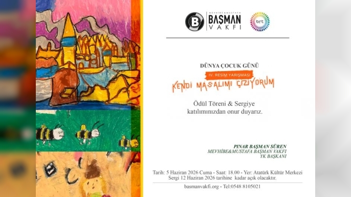 “Kendi Masalımı Çiziyorum” ödül gecesi ve sergisi cuma günü yapılıyor