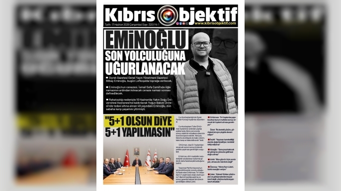 Kıbrıs Objektif BİRİNCİ SAYFA – 16 Haziran 2026