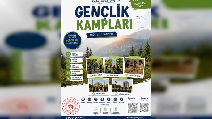 KKTC’den gençler Türkiye’deki kamplara bu yıl da katılabilecek