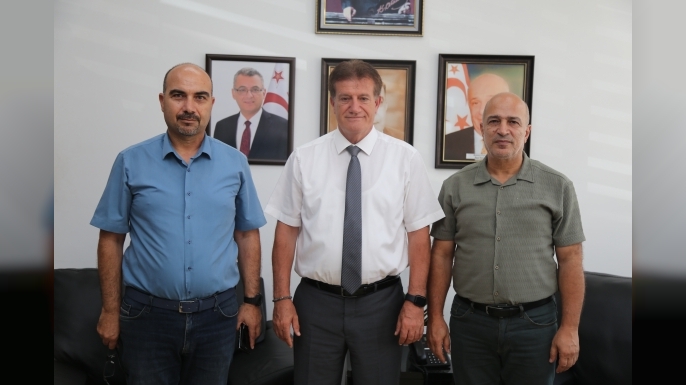 Arıklı KKTC Kickboks ve Muaythai Federasyonu yetkililerini kabul etti