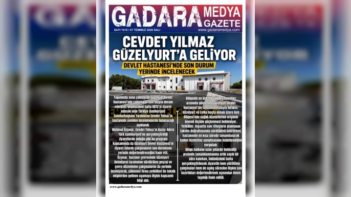 CEVDET YILMAZ GÜZELYURT'A GELİYOR