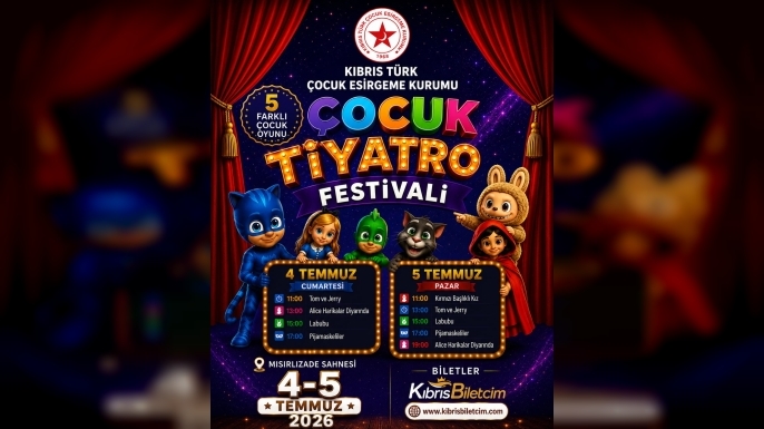 Çocuk Tiyatro Festivali düzenleniyor