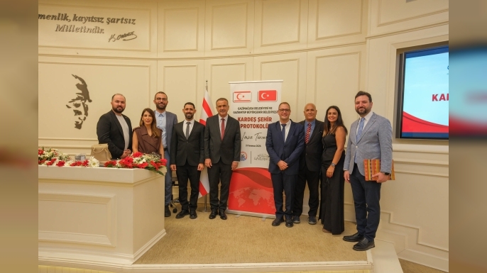 Gazimağusa ile Gaziantep arasında kardeş şehir protokolü imzalandı