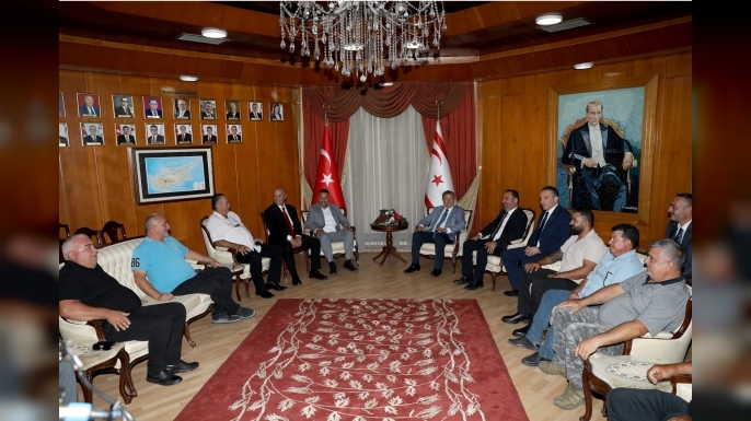 Üreticiden Başbakan Üstel'e teşekkür ziyareti