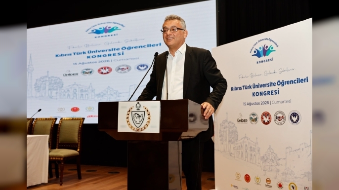 Cumhurbaşkanı Erhürman, Kıbrıs Türk Üniversite Öğrencileri Kongresi’nde konuştu: