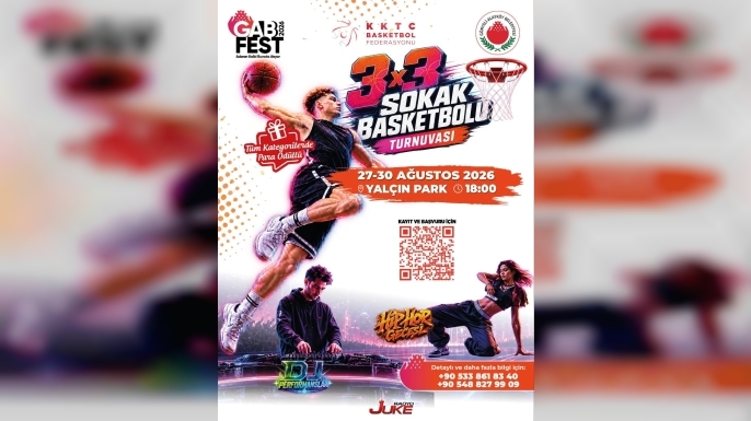 GABFEST 2026’da 3x3 basketbol heyecanı Yalçın Park’ta yaşanacak