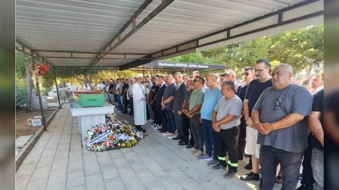 Gemi kazasında hayatını kaybeden 59 yaşındaki Nuray Özbiler Gazimağusa'da toprağa verildi