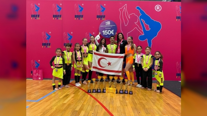 KKTC Çocuk Fitness sporcuları Hırvatistan’daki Dünya Fit Kids Şampiyonasında önemli başarılar elde etti