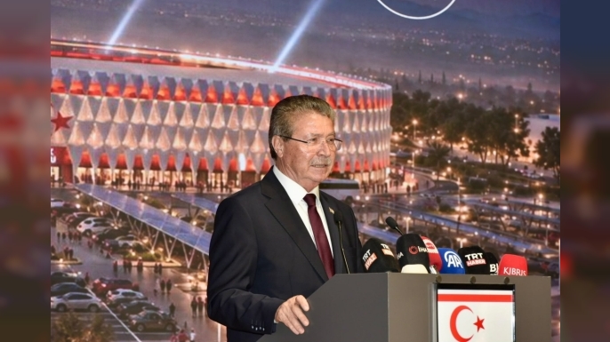 Lefkoşa’ya yeni stadyum ve spor kompleksi... Üstel: “Bugün Kıbrıs Türkü'nün ve KKTC gençliğinin tarihi günü”