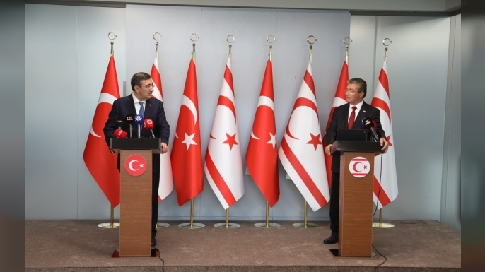 Üstel ve Yılmaz'dan Ercan'da ortak açıklama