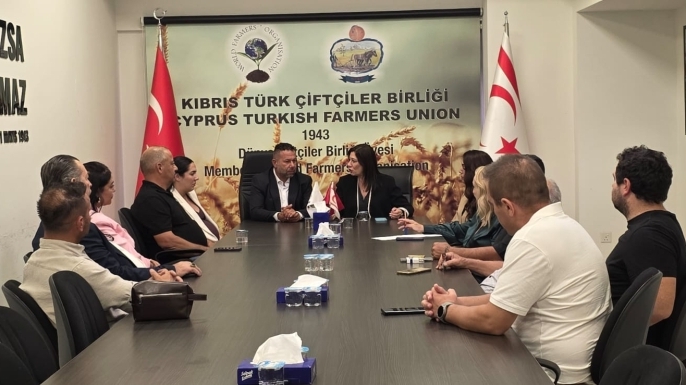 CTP Genel Başkanı İncirli, KTÇB’yi ziyaret etti