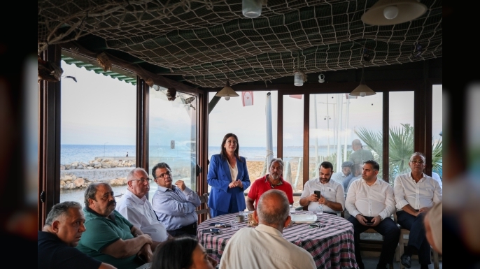 CTP, Lapta Balıkçı Barınağı’nı ziyaret etti