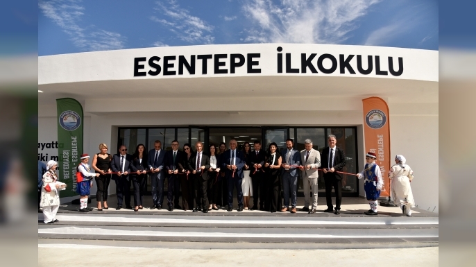 Esentepe İlkokulu yeni okul binası açıldı