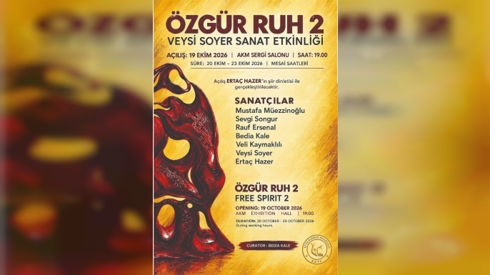 “Özgür Ruh 2” 19 Ekim’de sanatseverlerle buluşacak