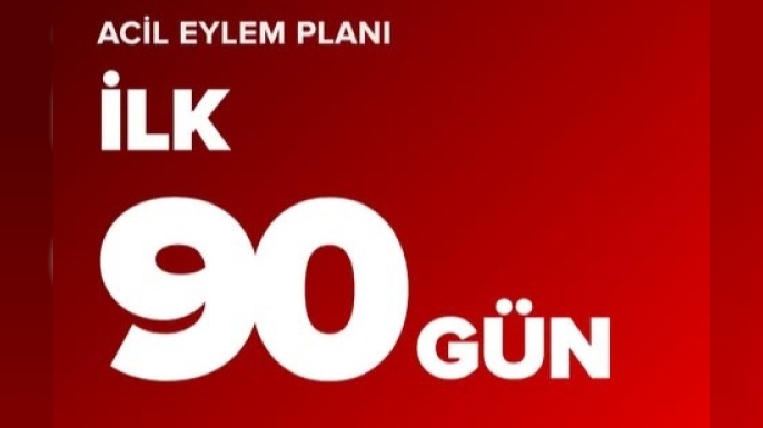 TDP ilk 90 günlük acil eylem planını açıkladı.