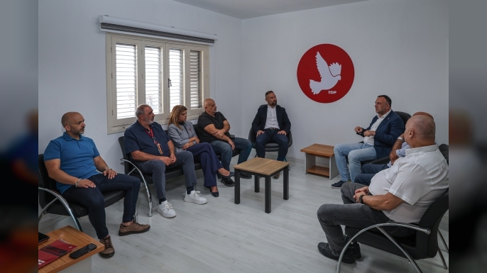 TDP, KTÖS heyetini kabul etti