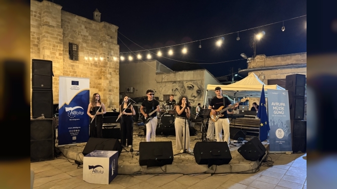 AB Bilgi Merkezi Avrupa Müzik Günü nedeniyle Lefkoşa’da konser düzenledi