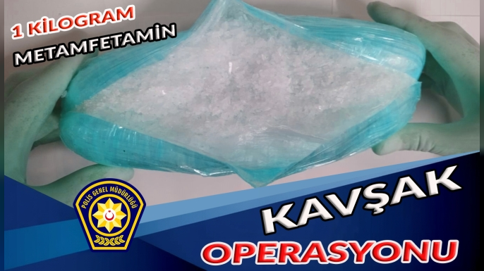 Aracında bir kilo metamfetamin ele geçirilen kişi tutuklandı…